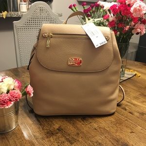 NWT Michael Kors bedford backpack Bisque
